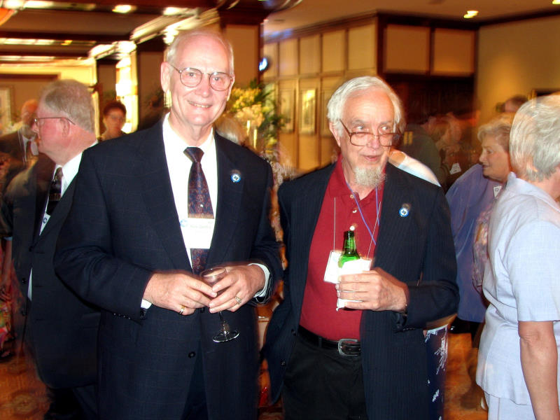 Karel Danford, 2008 Convention Treasurer, and John Burton